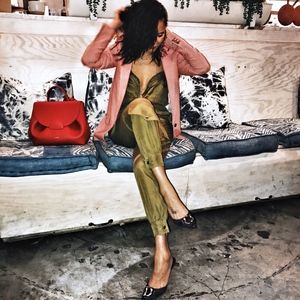 Divine Heritage Army green jumpsuit